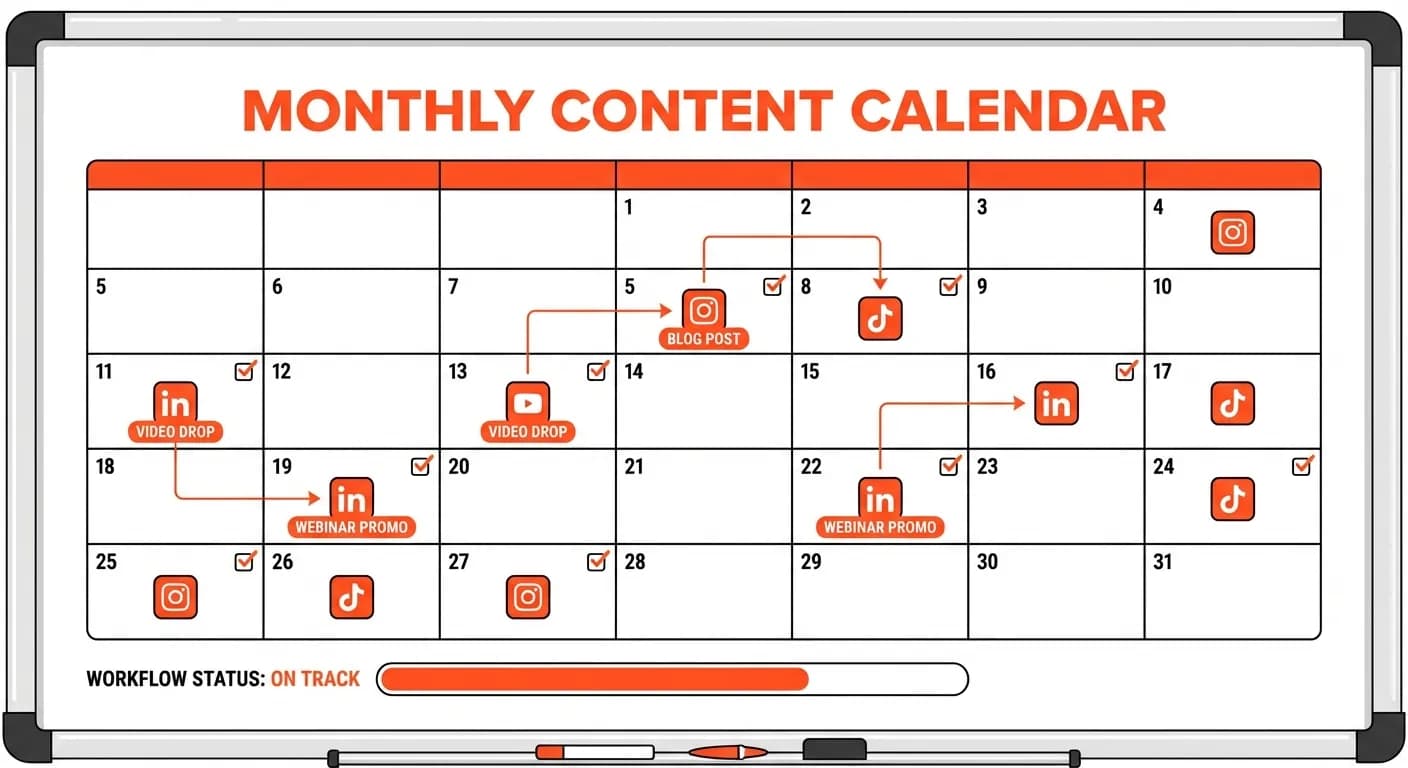 Content Calendar: πώς οργανώνεις το περιεχόμενο
